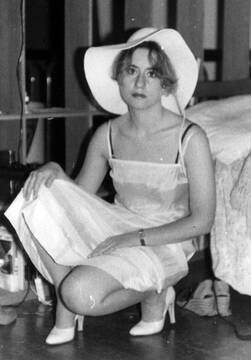 Vintage cappello bianco